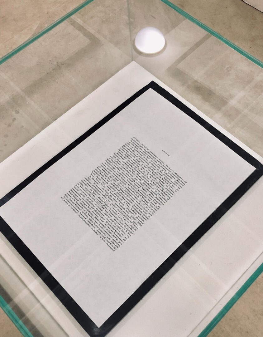 Martin Wühler - Sechs Wochen - SIX WEEKS Gallery - 2019 - Text